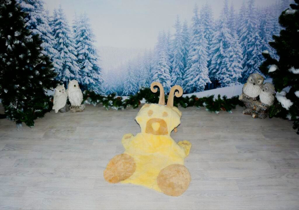 Honig Bär Spielteppich für Kinder Lammfell (öko)